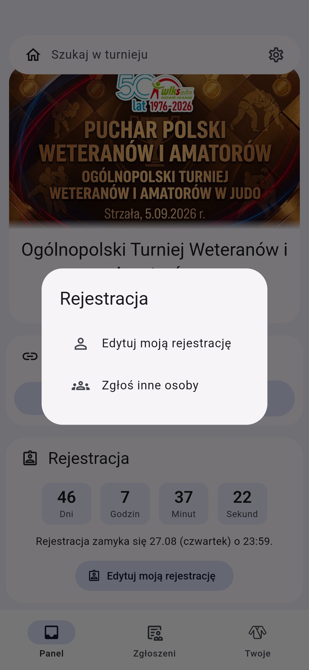 Menu edycji